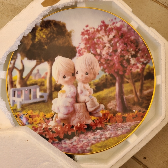 Collectible precious moments plate
